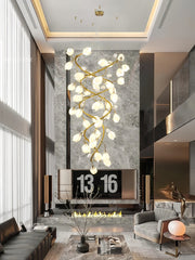 Lysandra Cascade Stairs Chandelier-DWHOME