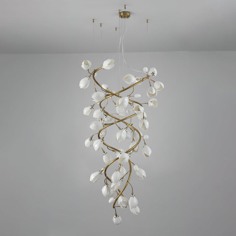 Lysandra Cascade Stairs Chandelier-DWHOME