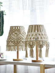 Lampe de table en macramé - DWHOME