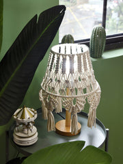 Lampe de table en macramé - DWHOME