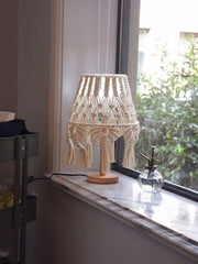 Lampe de table en macramé - DWHOME