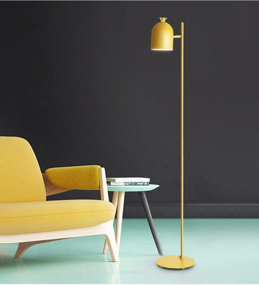 Magda Standing Modern Scandinavian Tall Pole Light.