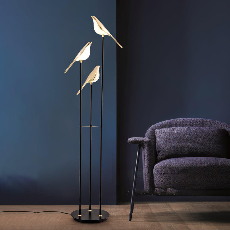 Magpie Perch Floor Lamp-DWHOME
