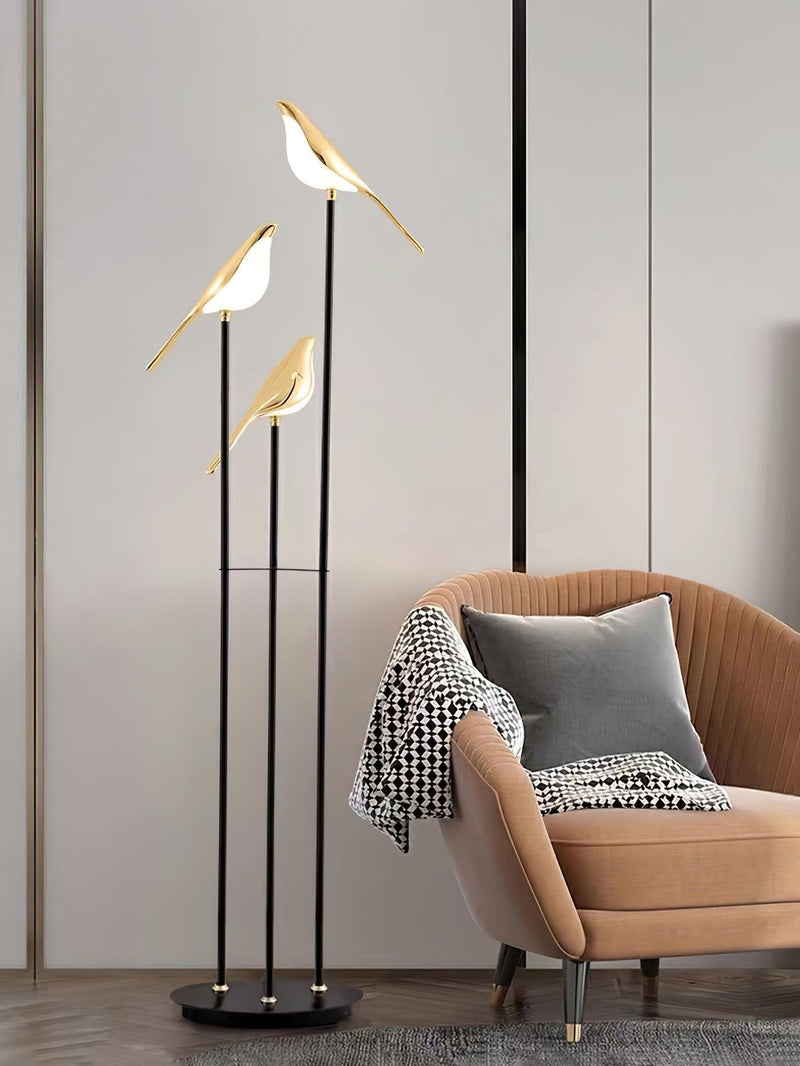 Magpie Perch Floor Lamp-DWHOME