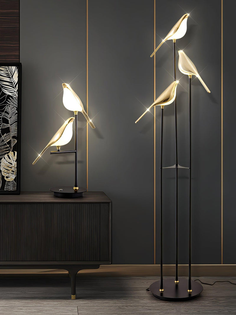 Magpie Perch Floor Lamp-DWHOME