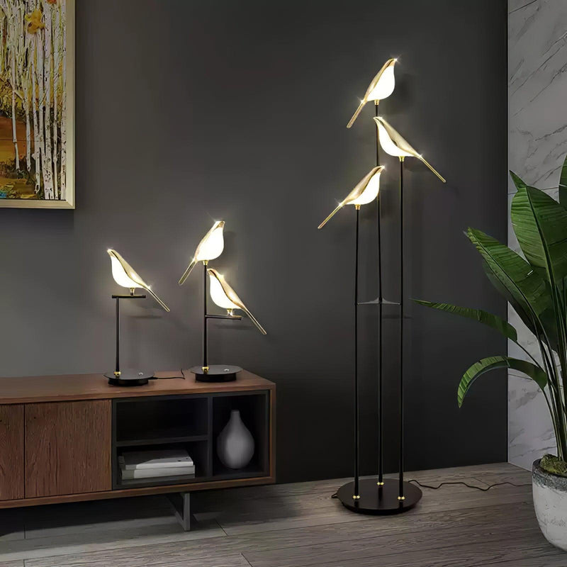 Magpie Perch Table Lamp-DWHOME