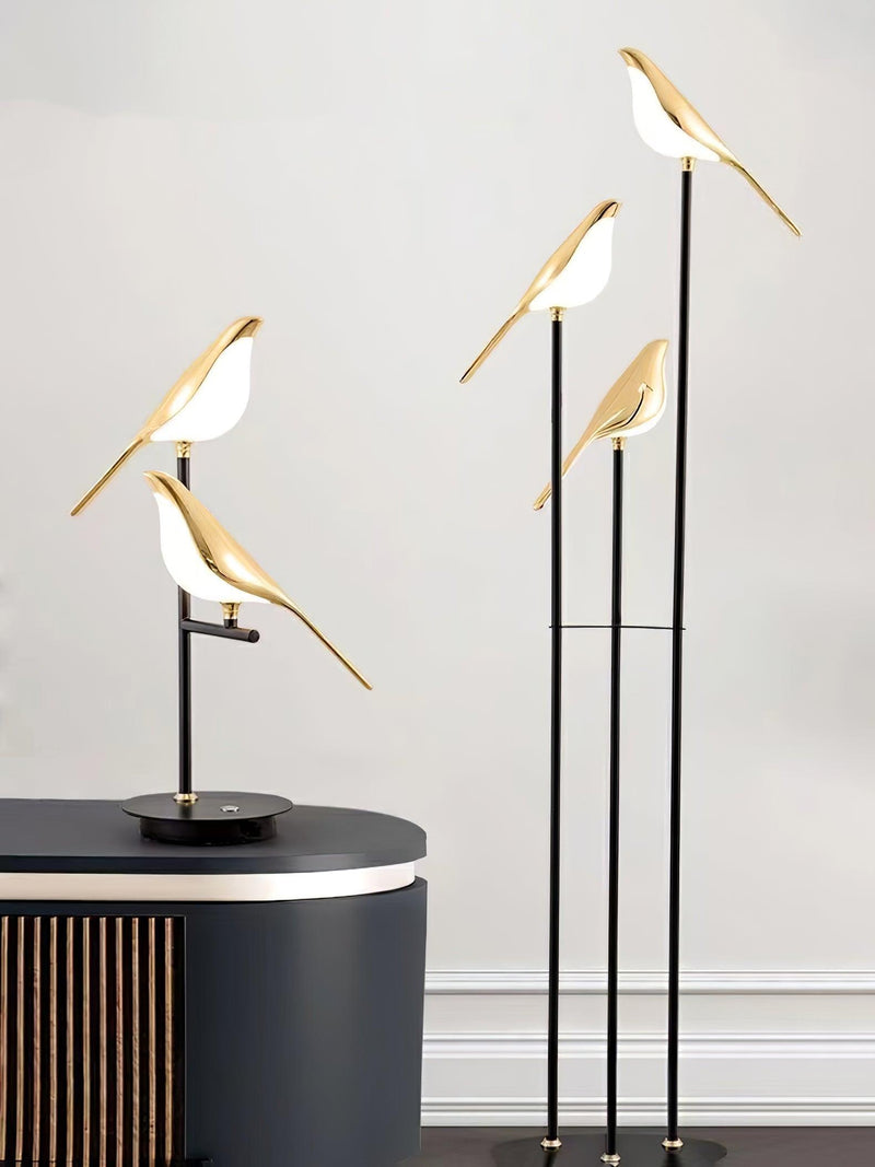 Magpie Perch Floor Lamp-DWHOME