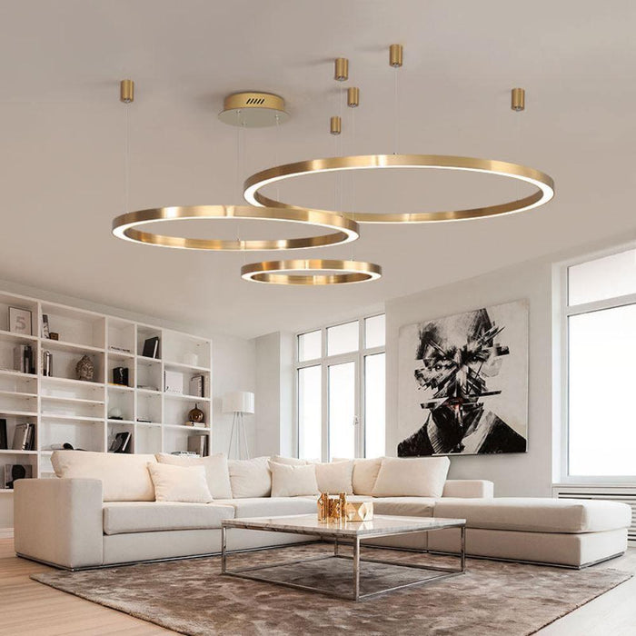 Ring LED Pendant Light.