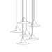 Manta Drift Chandelier - Vakkerlight