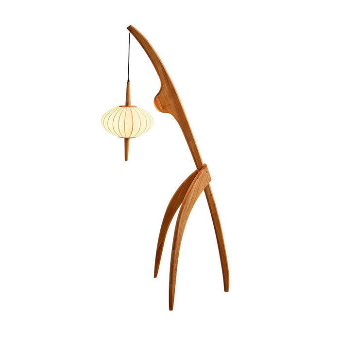 Mantis Wood Floor Lamp-DWHOME