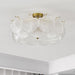 Maple Leaf Cluster Ceiling Light.