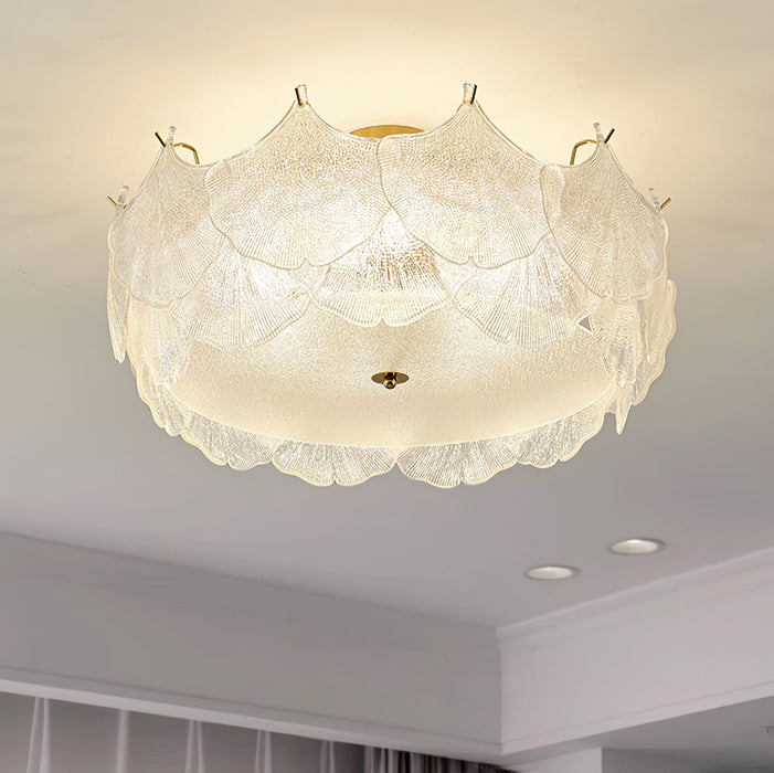 Maple Leaf Cluster Ceiling Light.