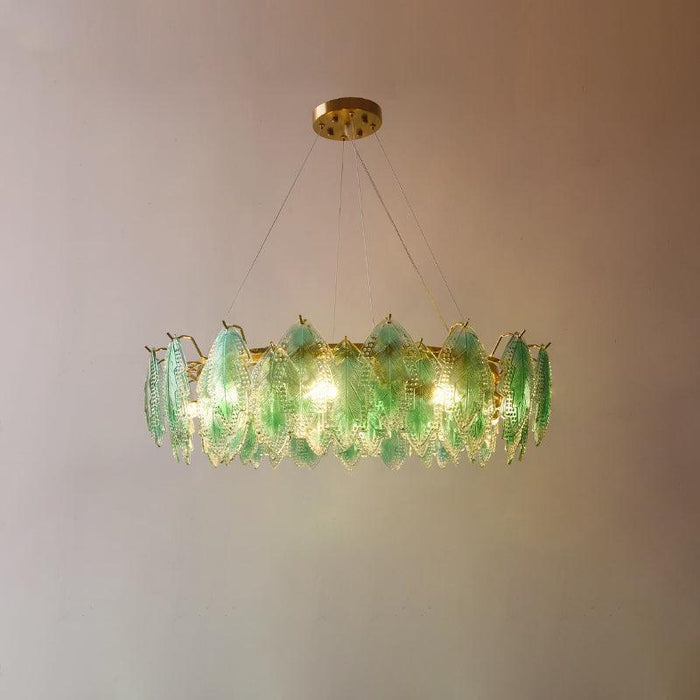 Maple Leaf Glass Chandelier - DWHOME