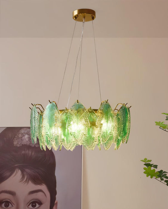 Maple Leaf Glass Chandelier - DWHOME