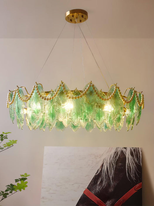 Maple Leaf Glass Chandelier - DWHOME