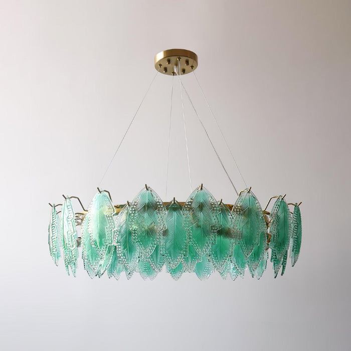 Maple Leaf Glass Chandelier - DWHOME