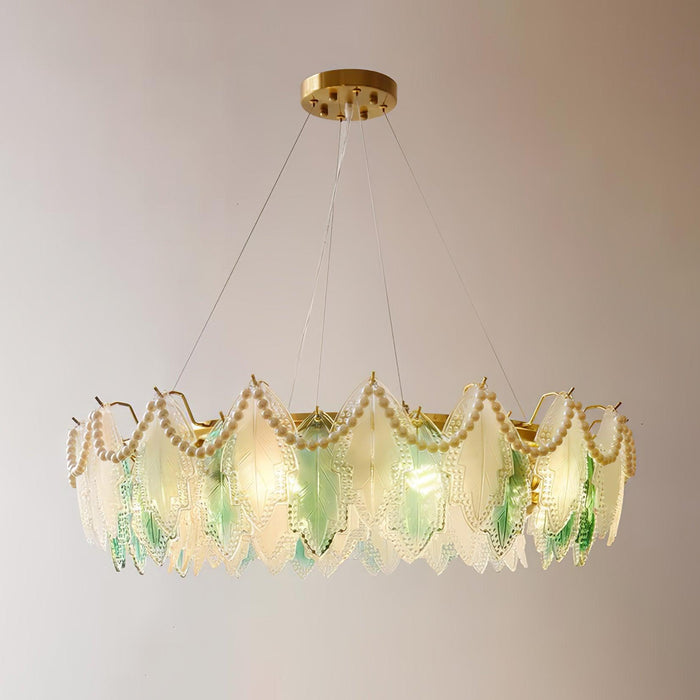 Maple Leaf Glass Chandelier - DWHOME