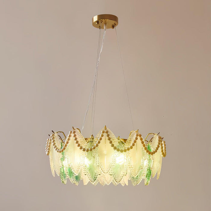 Maple Leaf Glass Chandelier - DWHOME