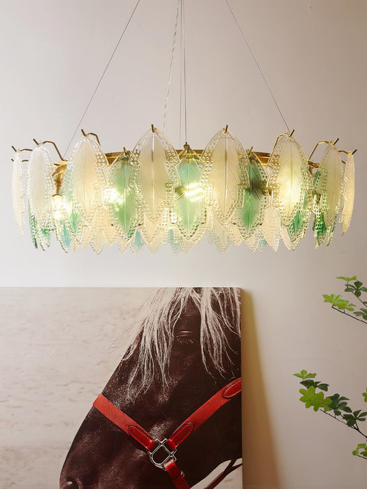 Maple Leaf Glass Chandelier - DWHOME