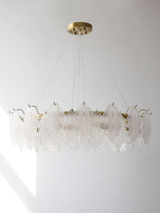 Maple Leaf Glass Chandelier - DWHOME