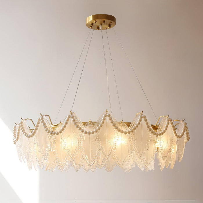 Maple Leaf Glass Chandelier - DWHOME