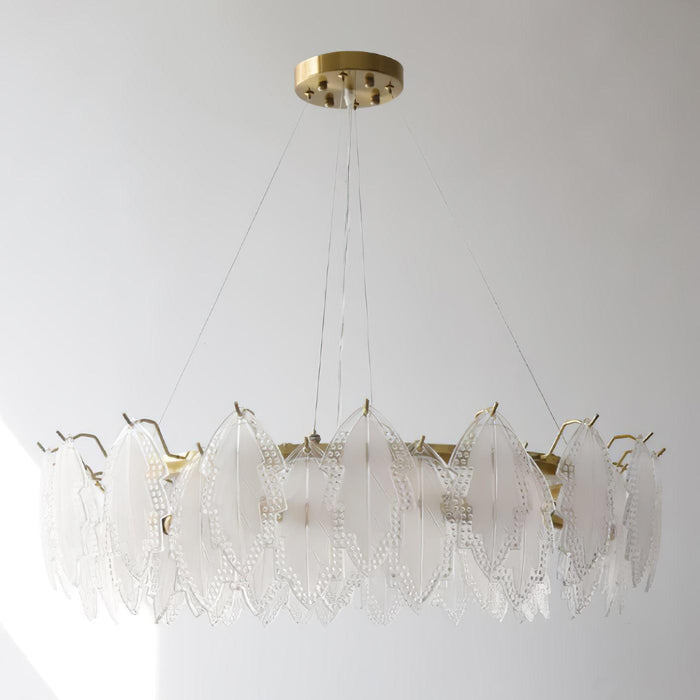 Maple Leaf Glass Chandelier - DWHOME