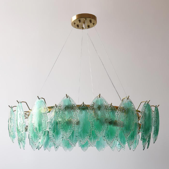 Maple Leaf Glass Chandelier - DWHOME