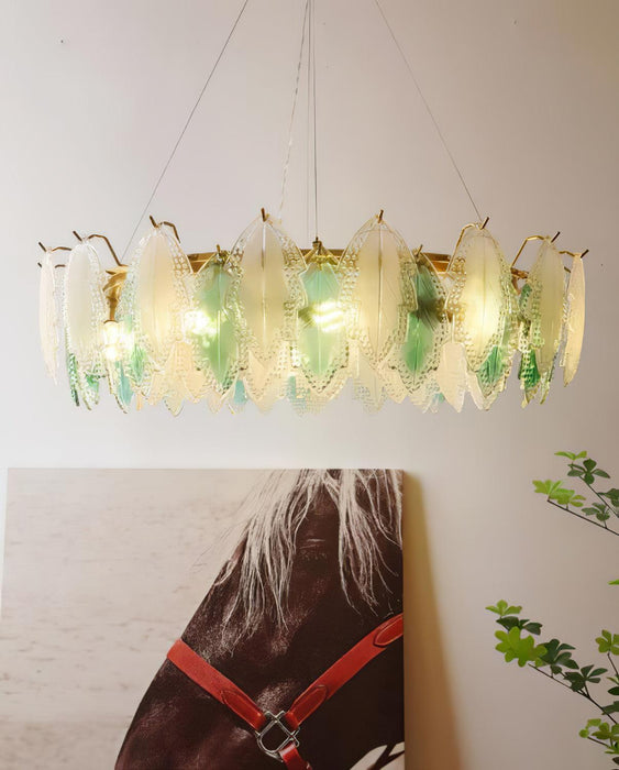 Maple Leaf Glass Chandelier - DWHOME