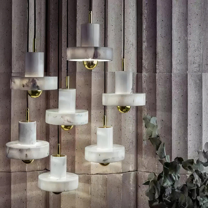 Marble Aura Pendant Lamp-DWHOME