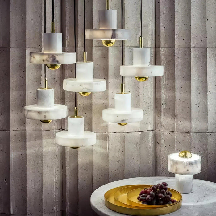 Marble Aura Pendant Lamp-DWHOME
