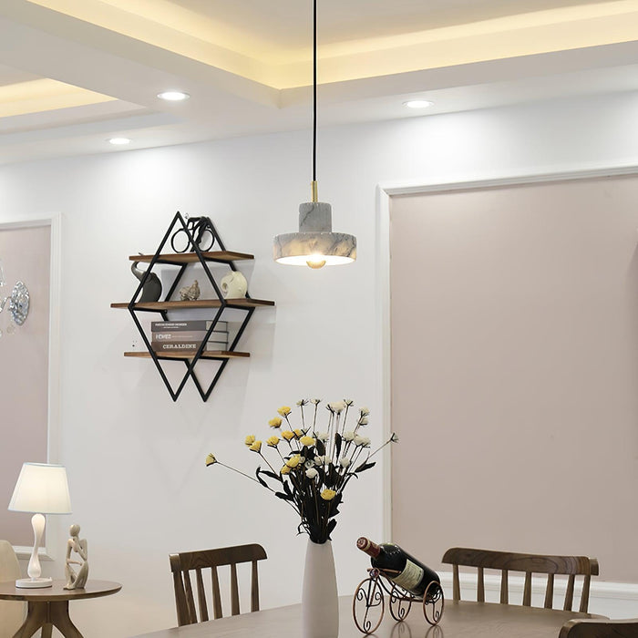 Marble Aura Pendant Lamp-DWHOME
