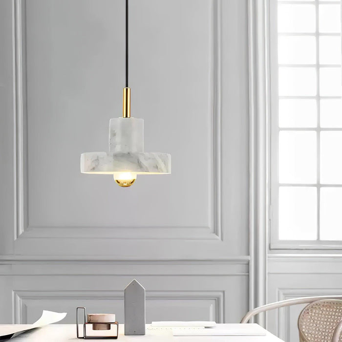 Marble Aura Pendant Lamp-DWHOME