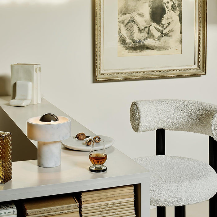 Marble Aura Table Lamp-DWHOME