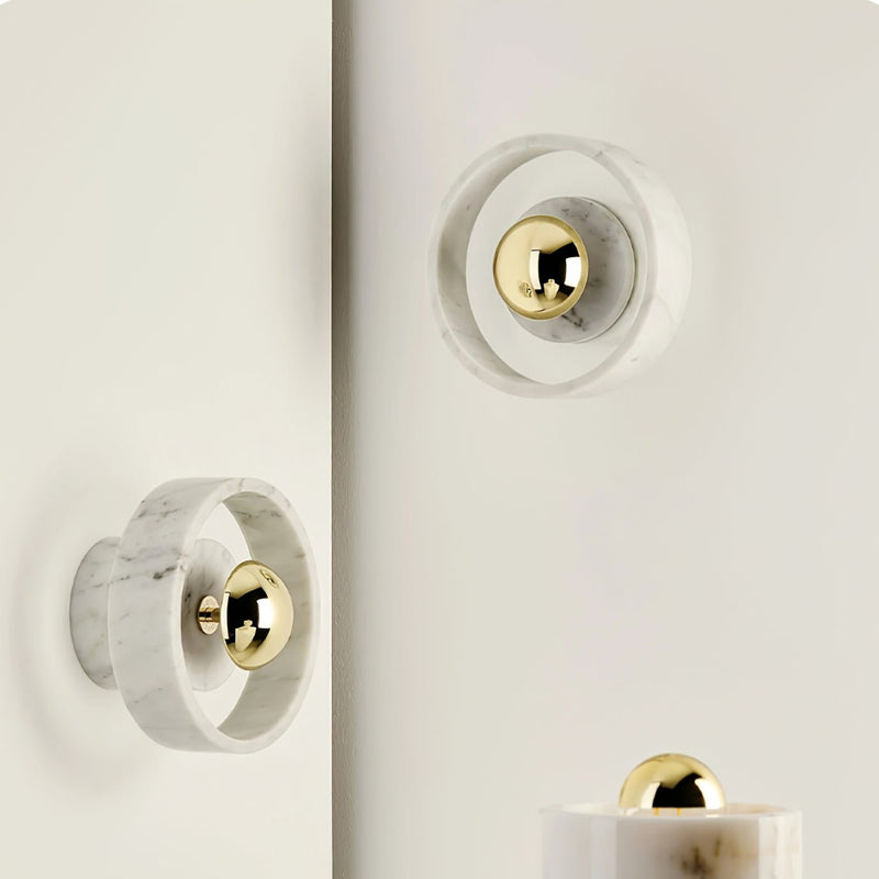 Marble Aura Wall Lamp-DWHOME