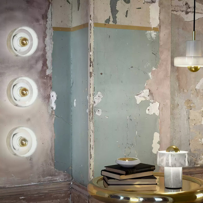 Marble Aura Wall Lamp-DWHOME