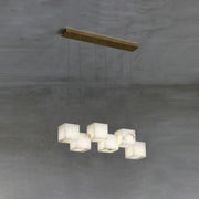 Alabaster Box Chandelier-DWHOME