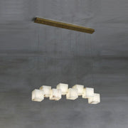 Alabaster Box Chandelier-DWHOME