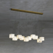 Alabaster Box Chandelier-DWHOME