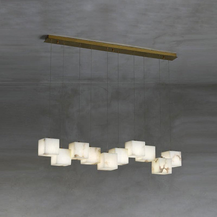 Alabaster Box Chandelier - DWHOME