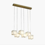 Alabaster Box Chandelier-DWHOME