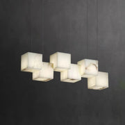 Alabaster Box Chandelier-DWHOME