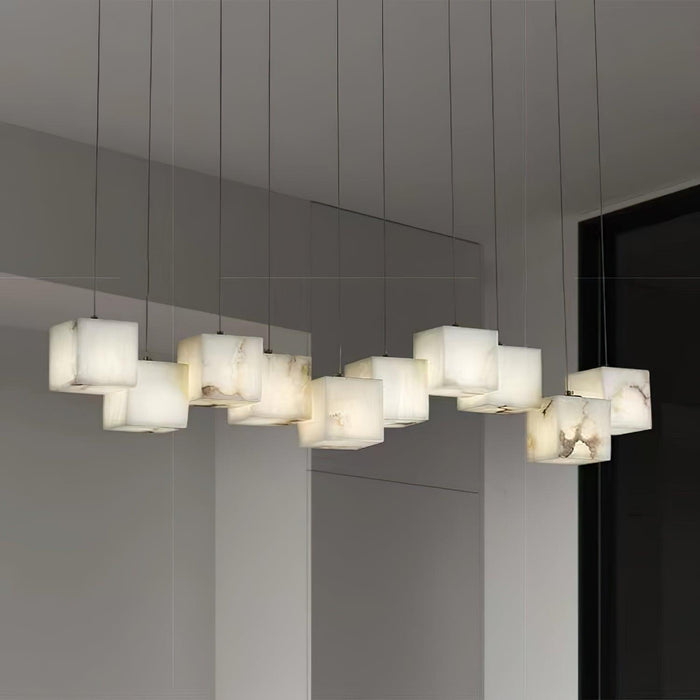 Alabaster Box Chandelier - DWHOME