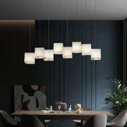 Alabaster Box Chandelier-DWHOME