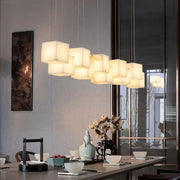 Alabaster Box Chandelier-DWHOME