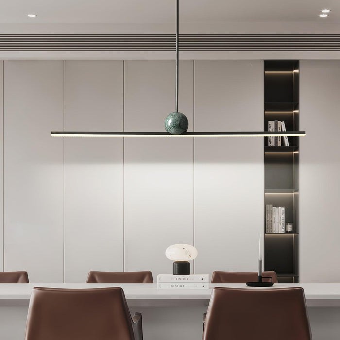 Marble Linear Pendant Lamp.