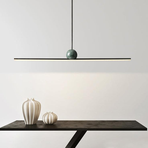 Marble Linear Pendant Lamp.