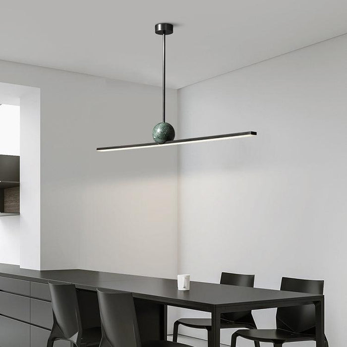 Marble Linear Pendant Lamp.