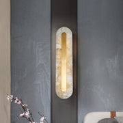 Applique Murale Arrondie en Albâtre-DWHOME