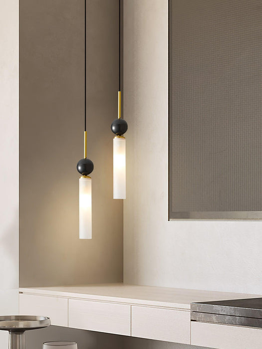 Marble Vertical Pendant Lamp.