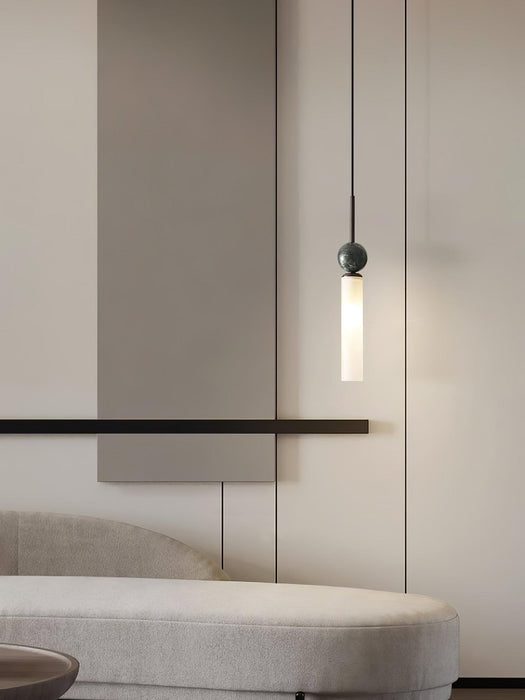 Marble Vertical Pendant Lamp.